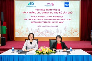Hội thảo tham vấn về “Sách trắng cho doanh nghiệp nhỏ và vừa do nữ làm chủ” tại Việt Nam